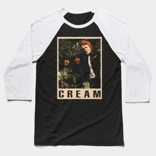 Creams Classic Rock - Feel the Music on Your Retro Cream T-Shirt Baseball T-Shirt